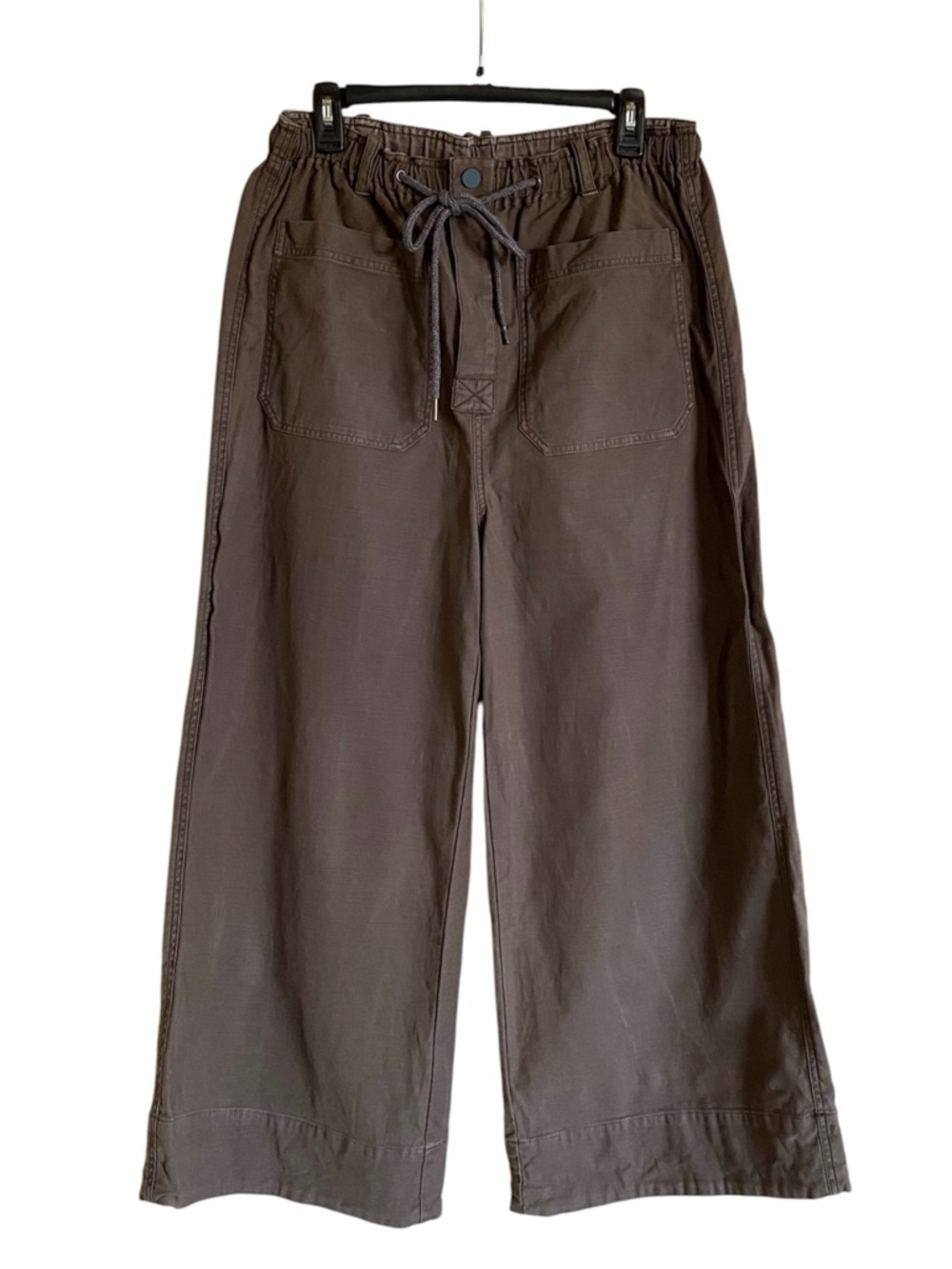 Pilcro The Pilot Wide Leg Drawstring Utility Pants